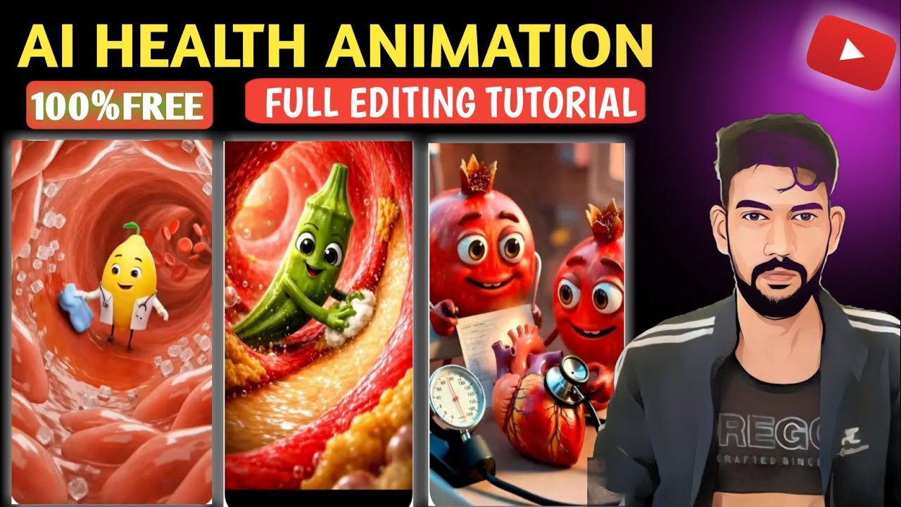 😱Food Healthy Tips Talking Ai Video Editing |Trending Ai Fruits Healthy TipsAnimation Video Banaye