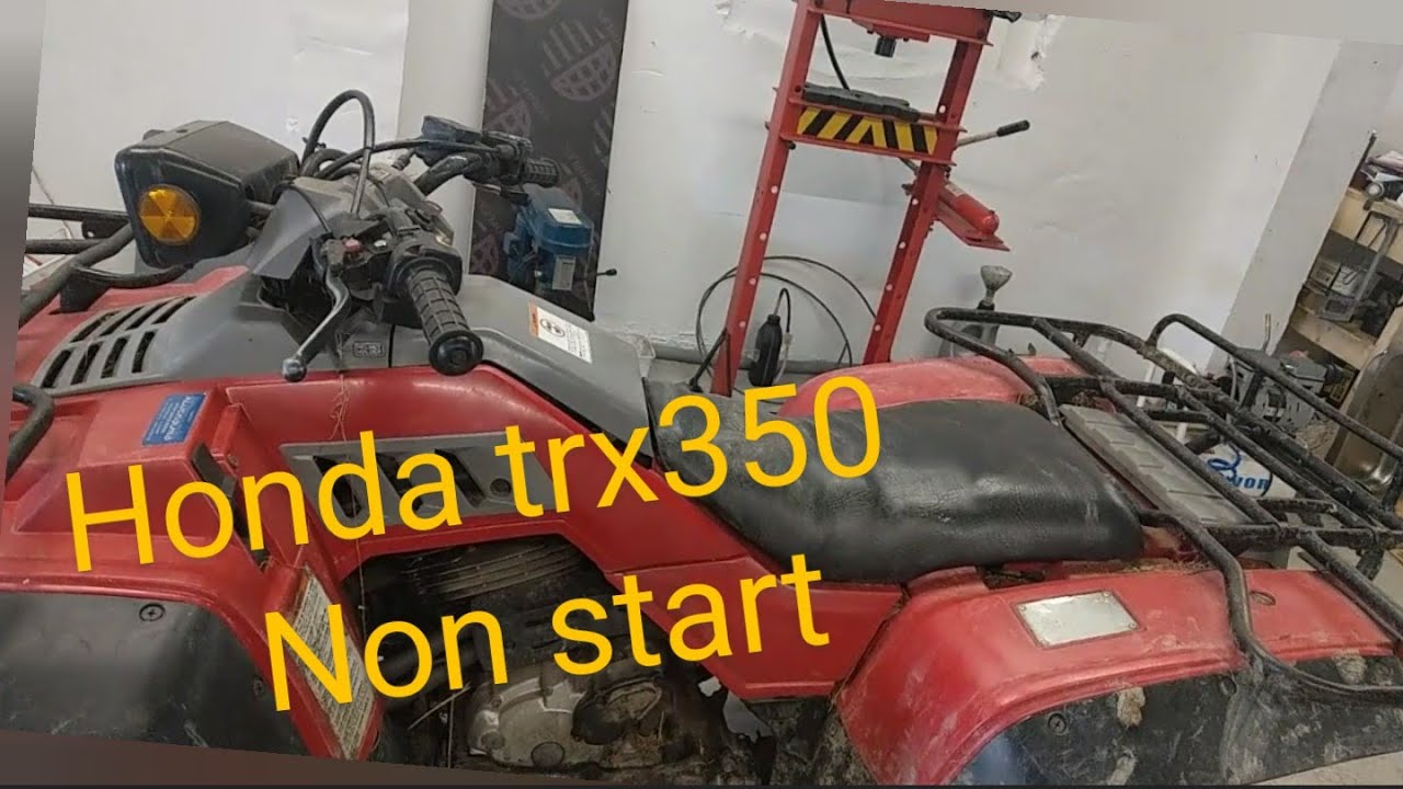Honda TRX350 1992 года выпуска. Не заводится — низкая компрессия. Часть 1.