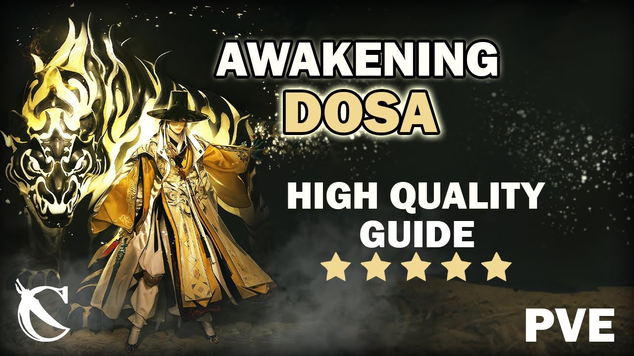 BDO - Dosa Awakening PVE Guide Combo, Addons & Mobility | High Quality