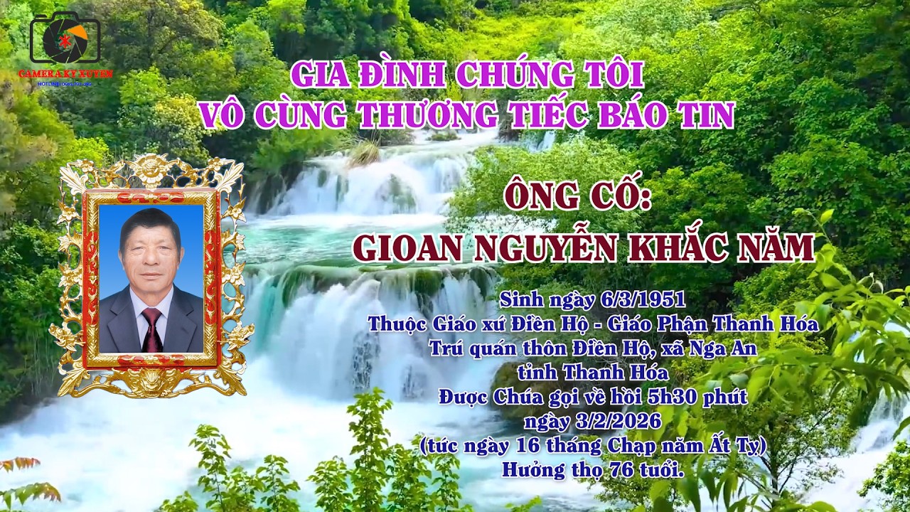 LỄ TANG ÔNG CỐ GIOAN NGUYỄN KHẮC NĂM GIÁO XỨ ĐIỀN HỘ