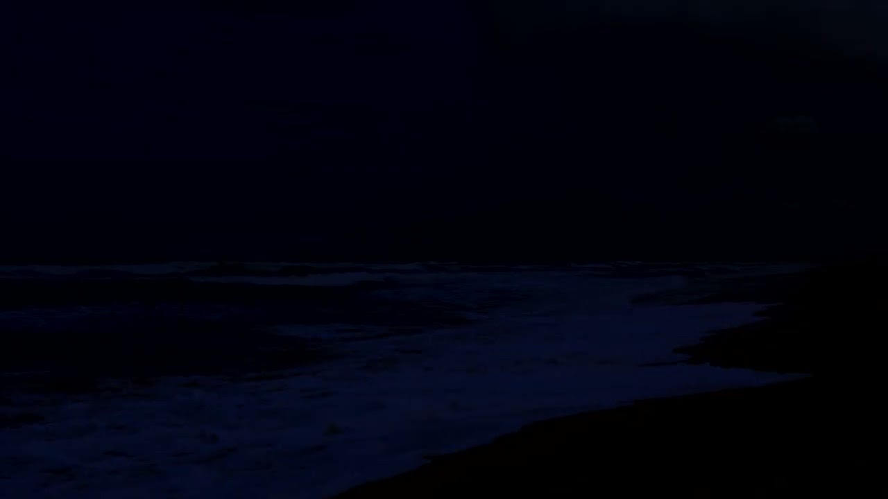 Midnight Ocean Waves Ambience 🌙 Gentle Sea Sounds for Deep Rest, Emotional Healing and Inner Peace