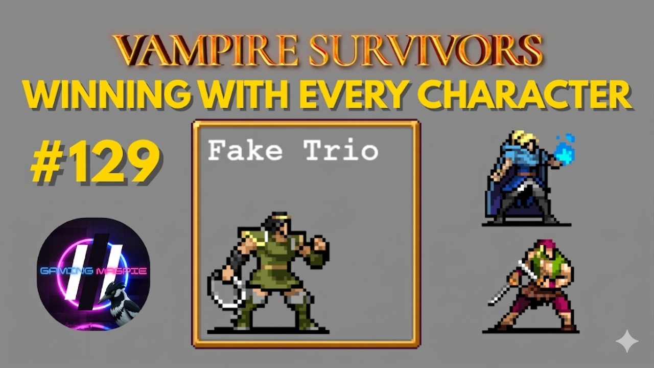 SO MUCH CHAOS IS NEARLY CRASHES MY COMPUTER! - Fake Trio - Vampire Survivors WWEC #129