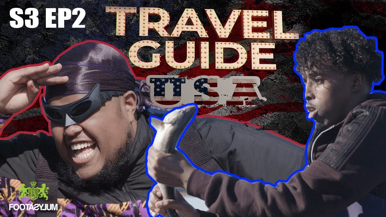ROAD TO KSI: CHUNKZ AND AJ GO FISHING | TRAVEL GUIDE USA EP 2