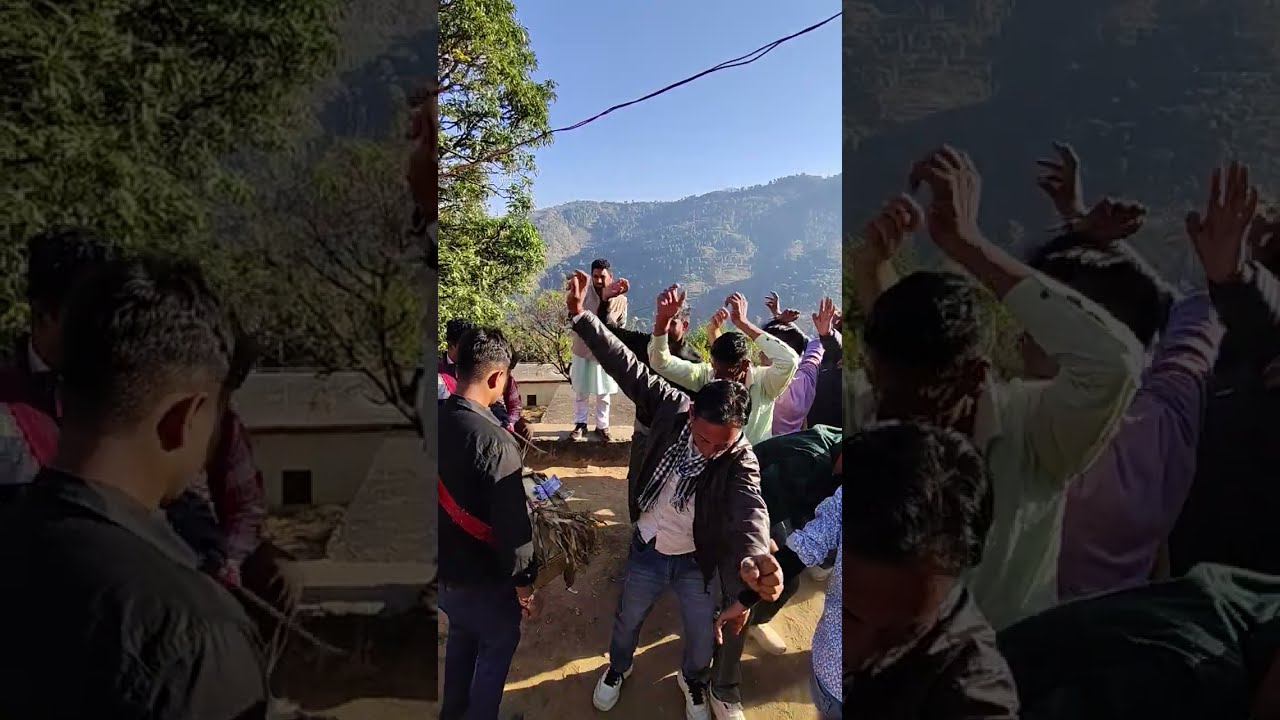 पहाड़ी डोल दामों  || Pahadi Dhol Damo || Garhwali Mandan || Ajju Ajay Panwar Vlog