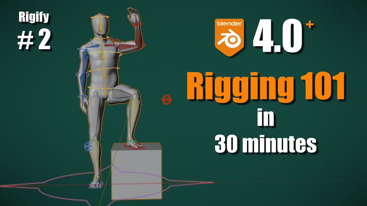 [Blender 4.0 RIGIFY] Ch 2: Rigging Basics