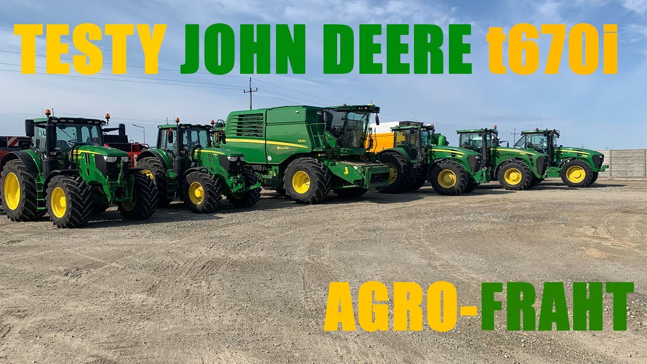 WIELKIE ŻNIWA Testy Kombajnu John Deere t670i
