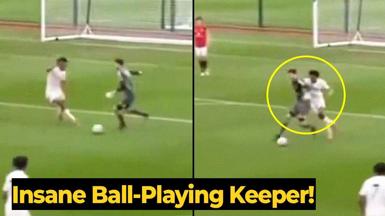 Вратарь молодежной команды &laquo;Манчестер Юнайтед&raquo; (до 18 лет) &mdash; это нечто, посмотрите на его мастерс...