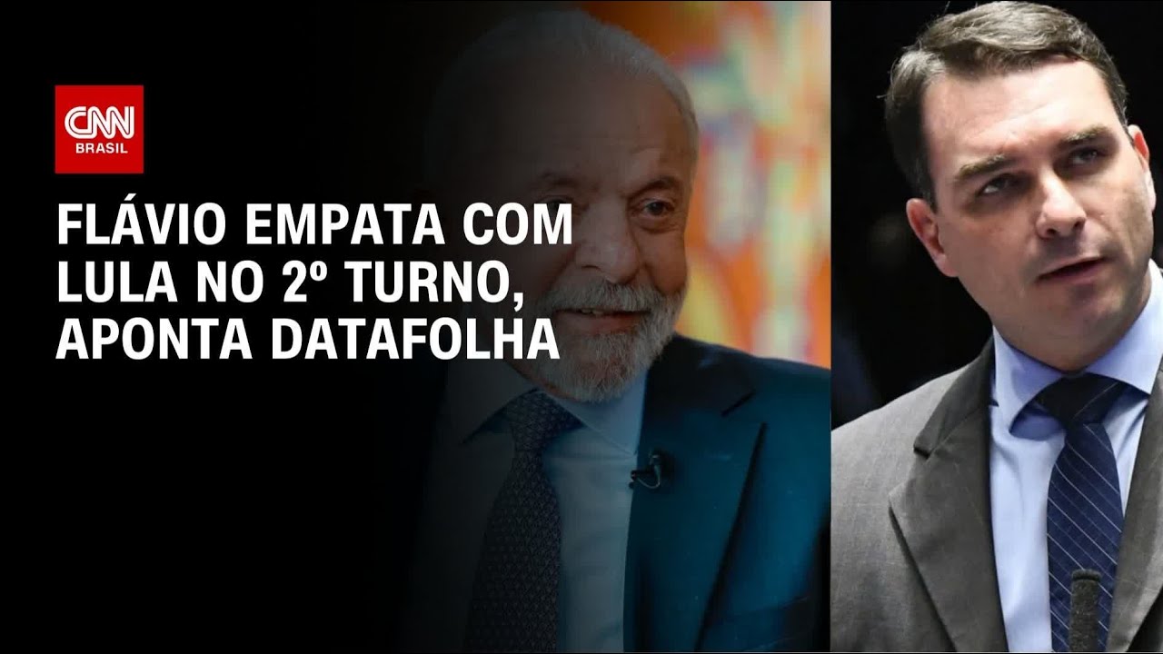 Eleições 2026: Flávio Bolsonaro cresce e empata com Lula no 2º turno, diz Datafolha | BOLETIM CNN
