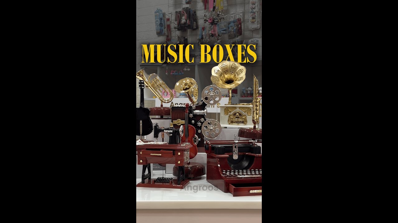 Vintage Music Box Collection | Retro-Style Gift Items by Angroos Gifts 🎼✨
