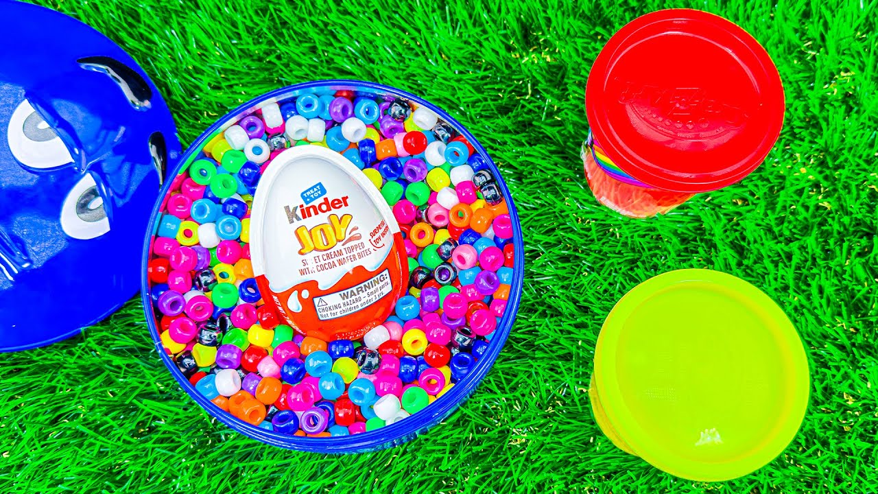 Satisfying M&M's Box ASMR | Making 2 Squishy Baloons from Magic 4 Kinder Joy & Unboxing MakeUp ASMR
