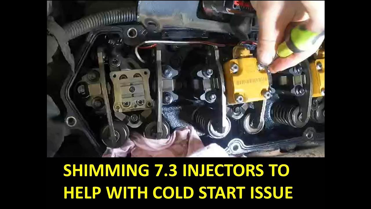 Shimming injectors to help cold starts.