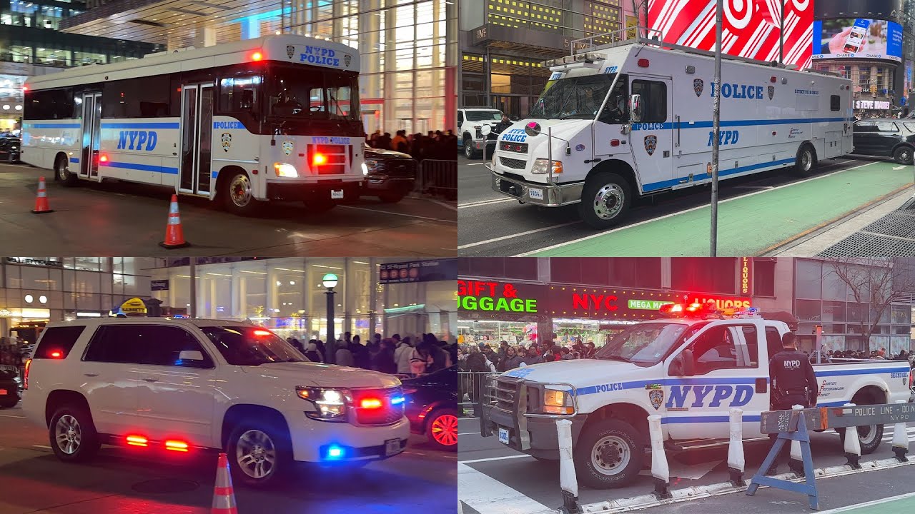 NYPD, FDNY & Other Agencies RESPONDING ON NEW YEAR'S EVE 2024 | 1 HOUR COMPILATION | Rare Vehicles