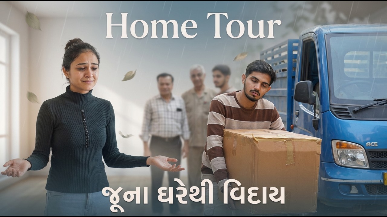 Home Tour & જૂના ઘરેથી વિદાય🥺  Jaydeep Devangi Vlogs | Couple Vlog