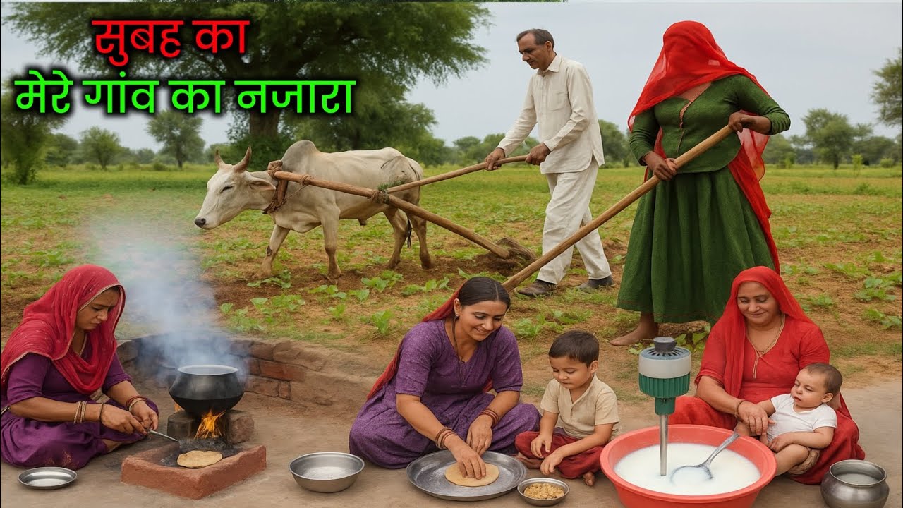village life || village lifestyle || village love story movie || village life with om and family