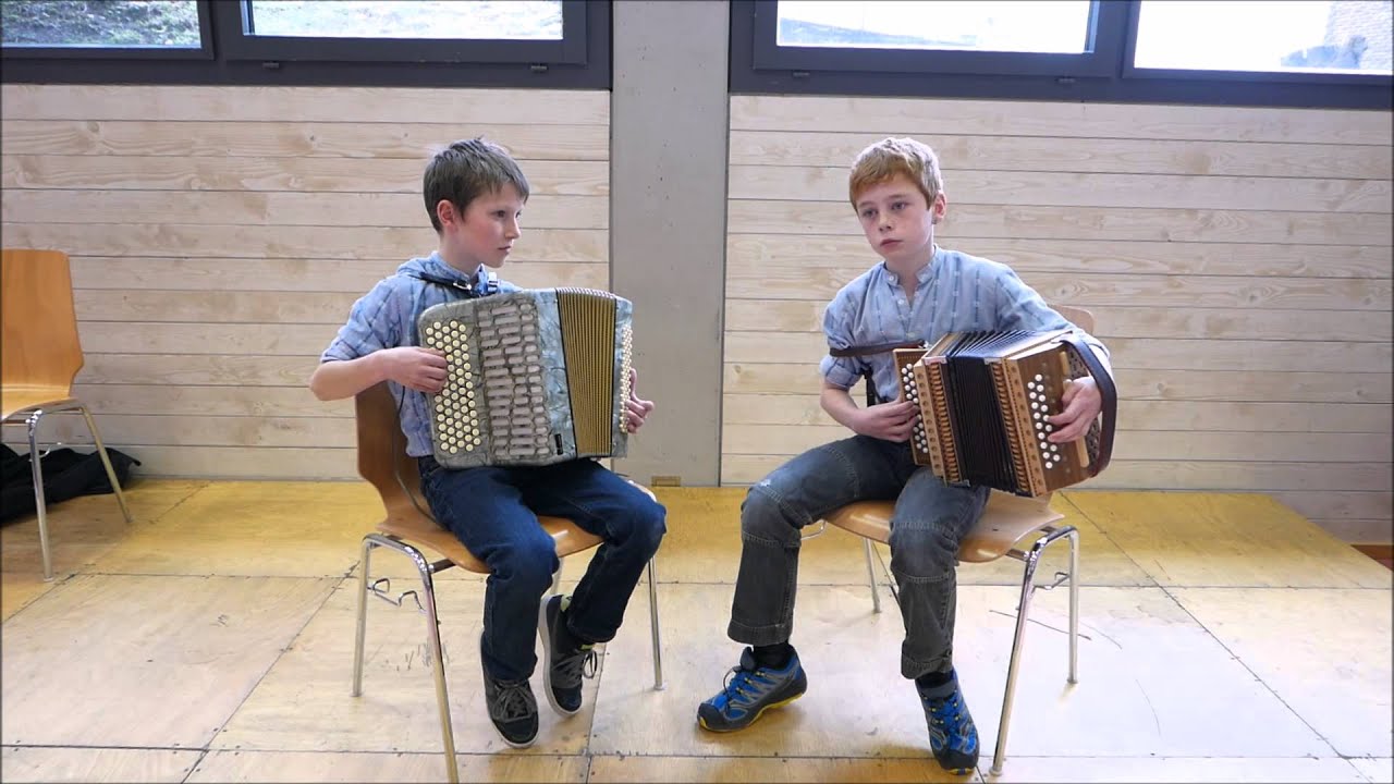 Jungmusikantentreffen 2015 Part 29 Jan Halter und Remo Zumstein aus Giswil