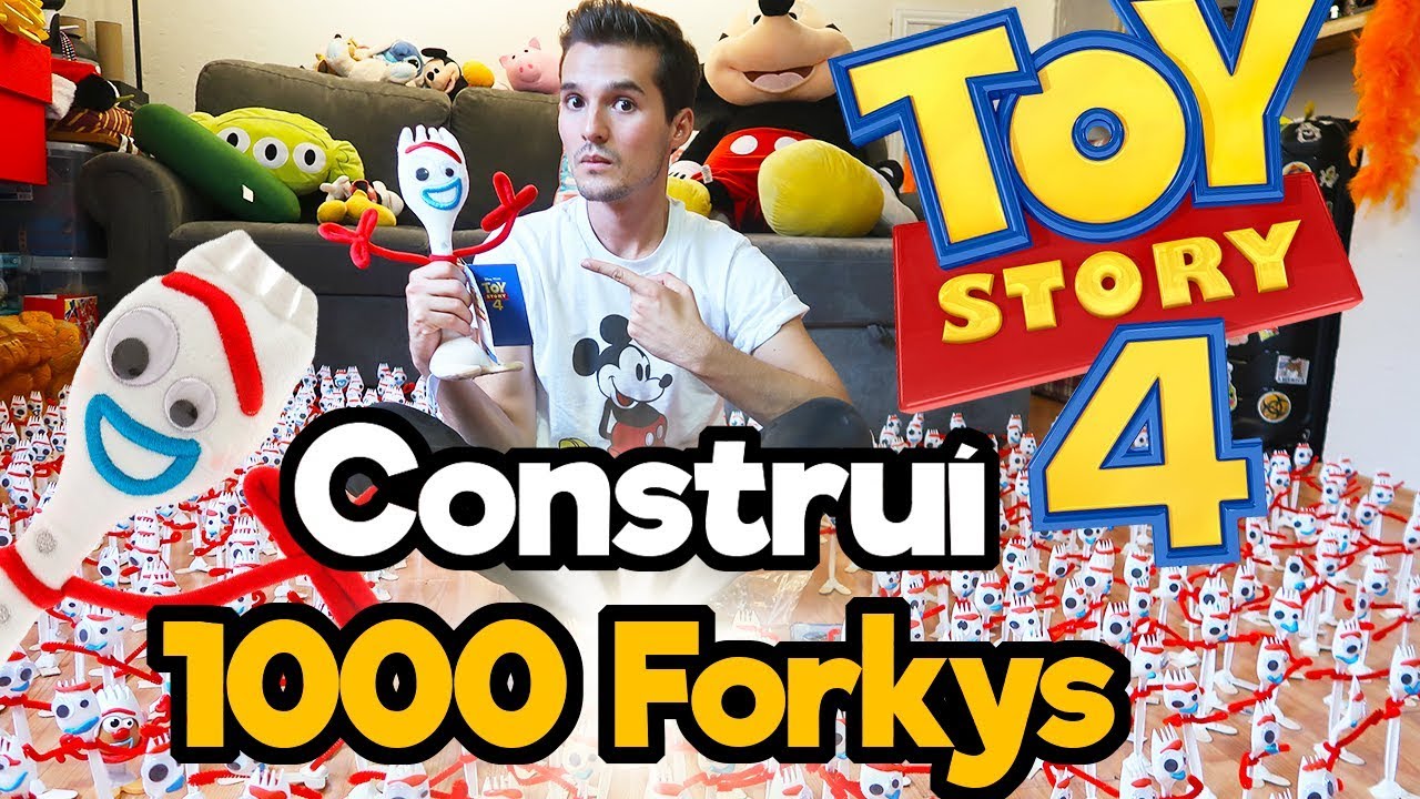 Construí 1000 FORKYS de Toy Story 4 !! / Memo APONTE