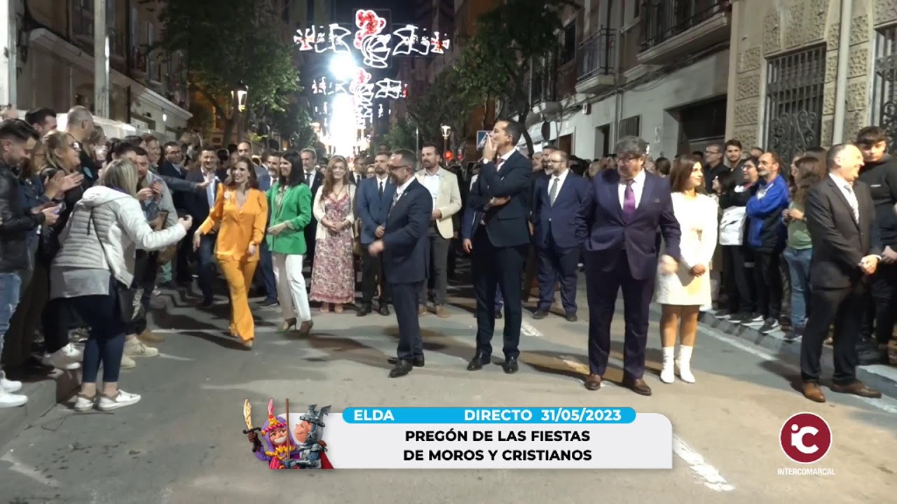DIRECTO #ELDA: Pregón de las Fiestas de Moros y Cristianos 2023