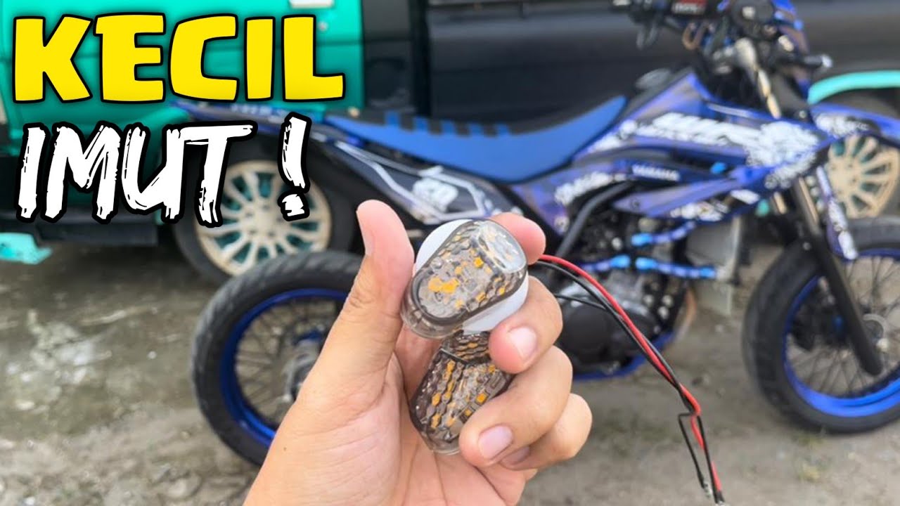 Pasang Lampu Sein Tempel Variasi Yamaha WR 155 Supermoto