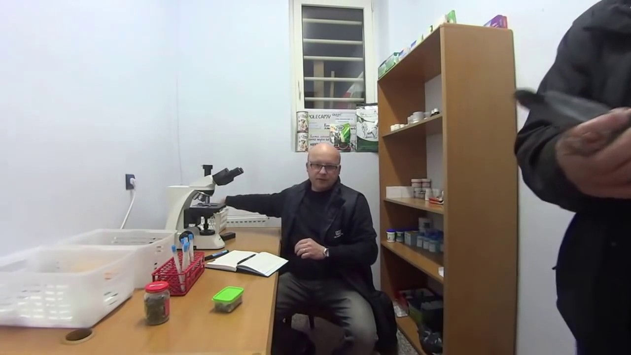 Dr M. Dobkowicz prezentuje sw&oacute;j sklep w Żorach - 01.02.2017r.
