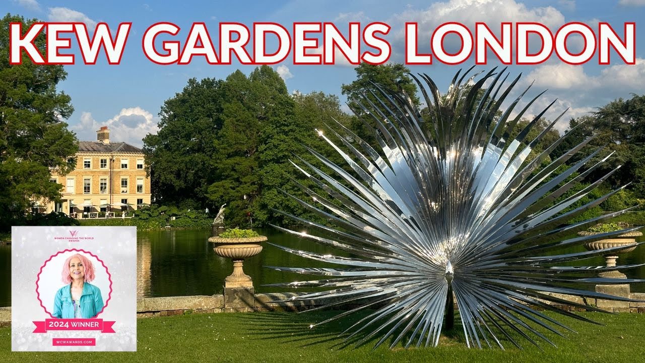 Discover The Giant Flower Sculptures By Mark Quinn At Kew Gardens In London