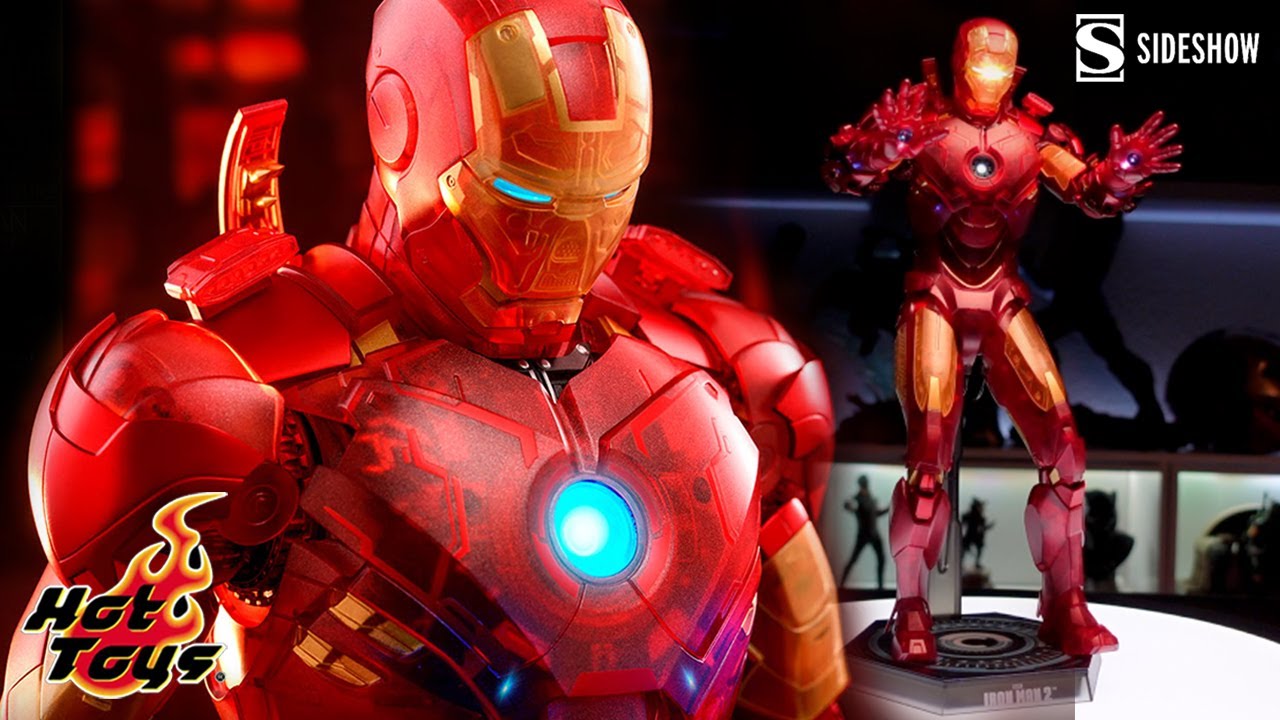 Hot Toys Iron Man Mark 4 Holographic Figure Unboxing
