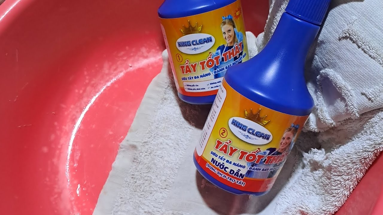 Thuốc nhuộm tóc dính vào khăn, áo , quần thì xem video này 