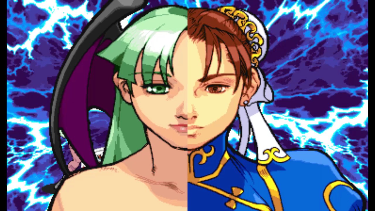 Marvel vs Capcom 1 ( Arcade ) - Chun-li / Morrigan Playthrough ( Dec 16, 2016 )