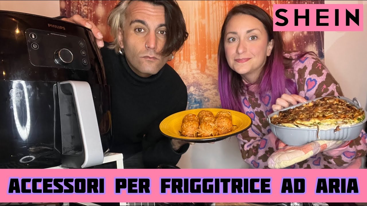 Provo accessori per la FRIGGITRICE AD ARIA di SHEIN e Luca fa la lasagna