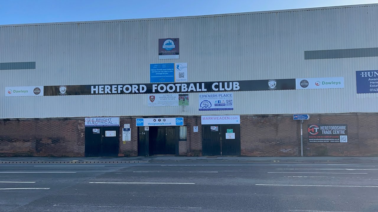 Hereford F.C - Edgar Street #herefordbulls #football #nonleague