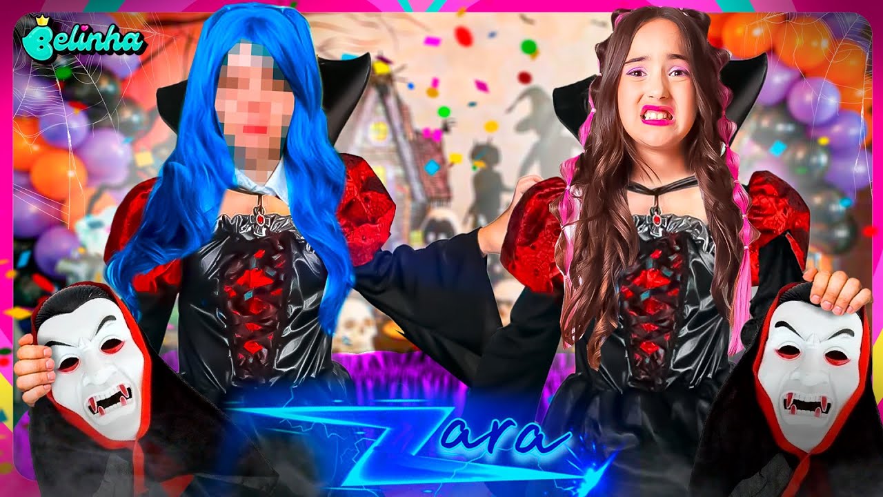 A MENINA QUE NÃO GOSTA DE BELINHA SE DISFARÇOU DE BELINHA PARA NOS ENGANAR NO HALLOWEEN (ZARA)
