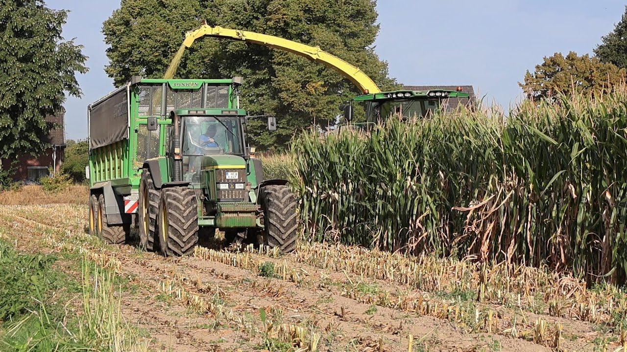 Mais Häckseln 2025 (Teil 1) John Deere 7810 im Einsatz