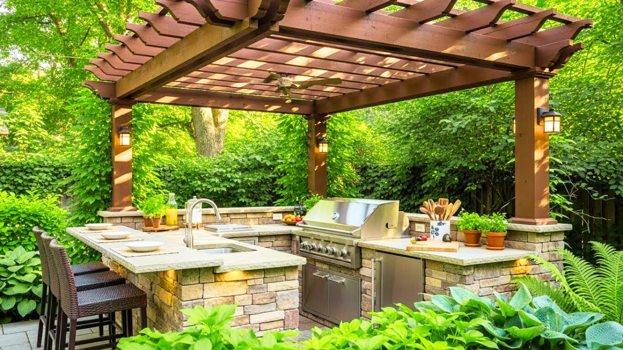 Outdoor Kitchen Ideas That Turn Your Backyard into a Dream Oasis