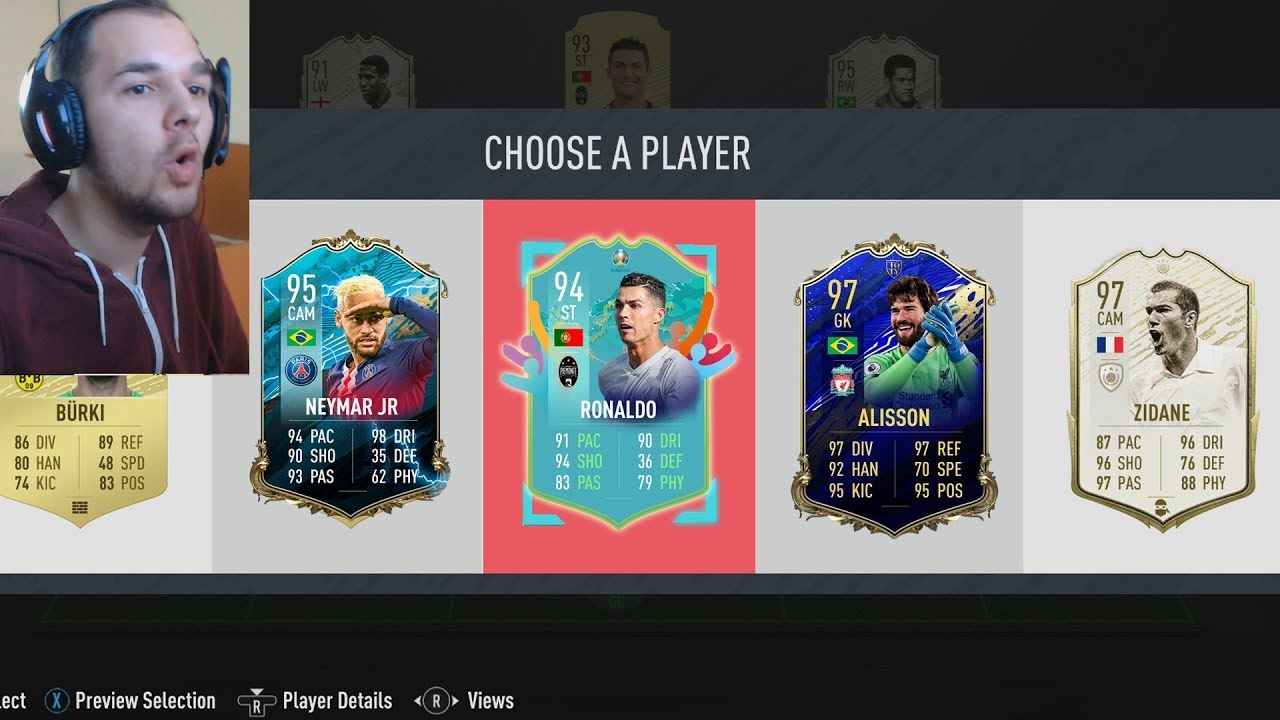 ECHIPA IMPRESIONANTA LA DRAFT CU ZIDANE 97 / FIFA 20 ROMANIA !!!