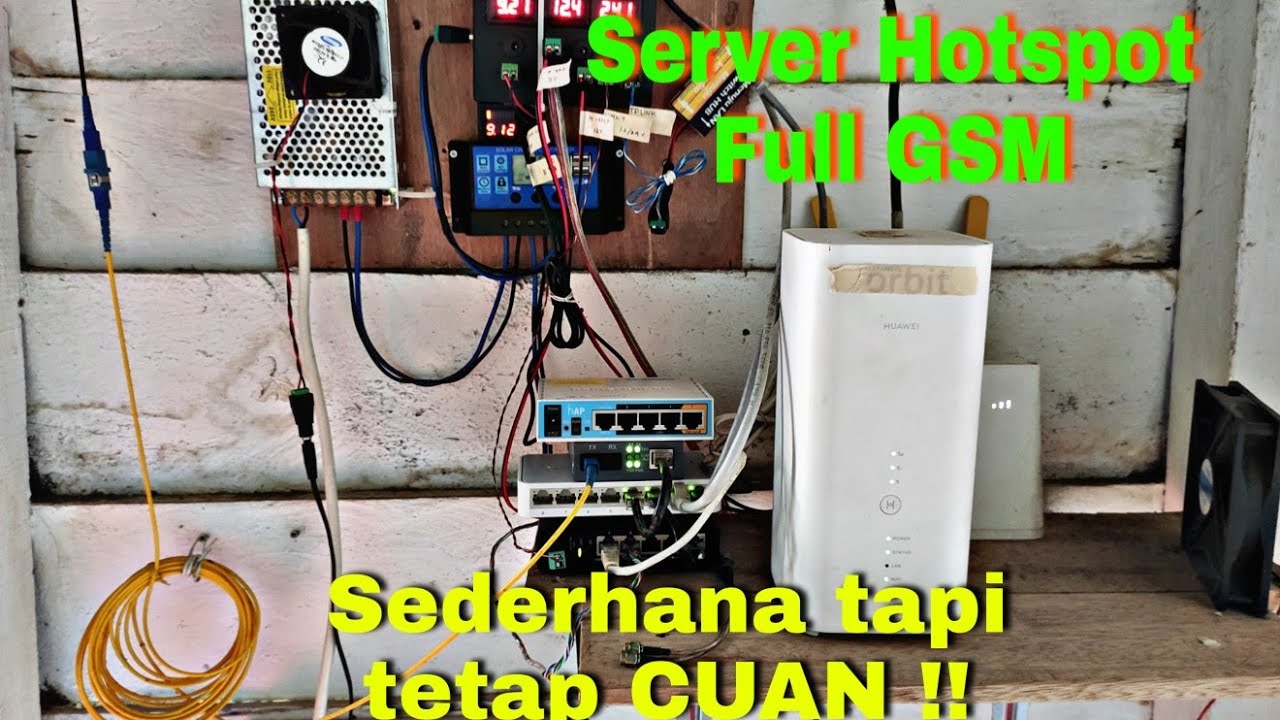Upgrade perangkat server hotspot rt rw net full GSM