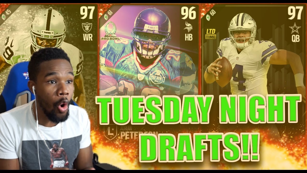 TUESDAY NIGHT DRAFT!! INSANE COMEBACK!! MADDEN 17 DRAFT CHAMPIONS