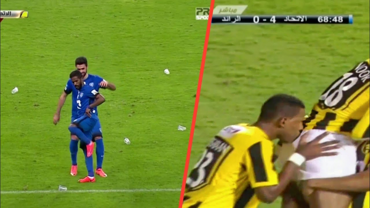 أغرب 10 إحتفالات خرجت عن المألوف في الدوري السعودي !😳