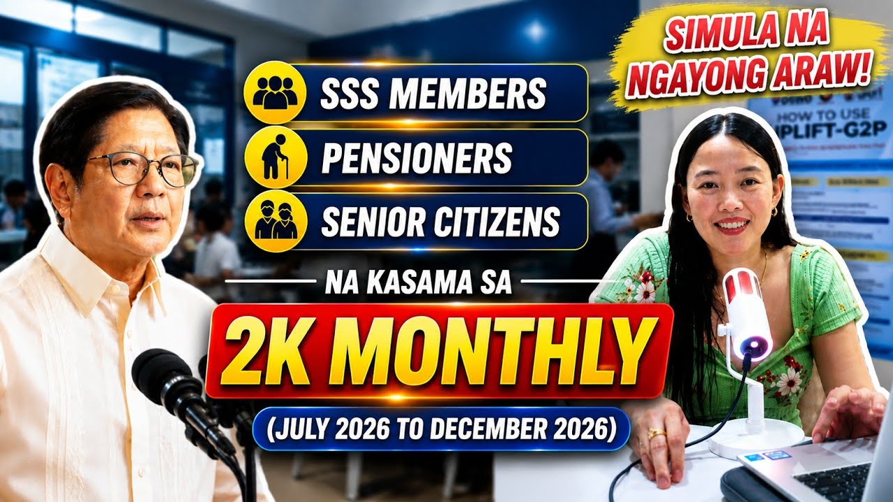 ✅SSS Members, Pensioners at Senior Citizen na kasama sa 2K monthly uplift assistance