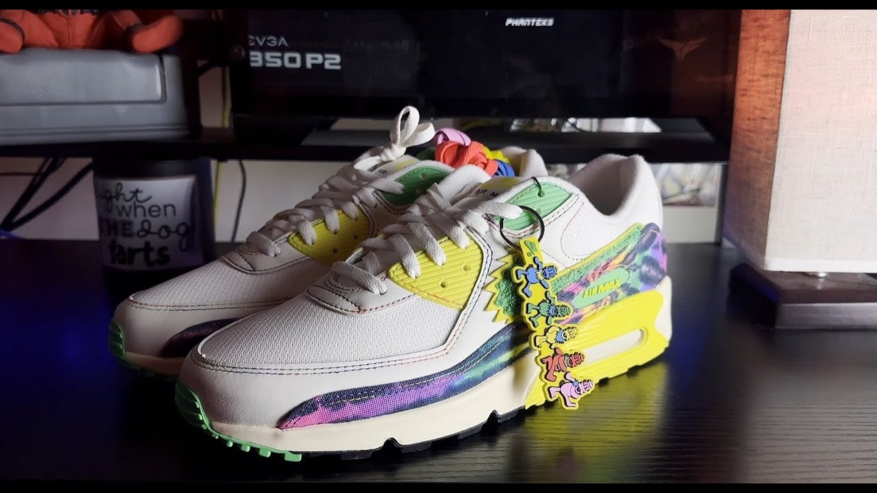 Nike Air Max 90 x University of Oregon x Grateful Dead — Grateful Ducks