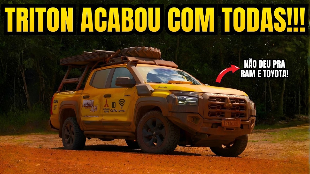 TRITON VENCEU HILUX E RAM NA TRANSAMAZÔNICA!!!