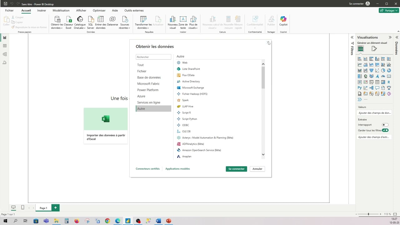 4- Importer des données dans Power BI Desktop  le guide rapide et sans prise de tête