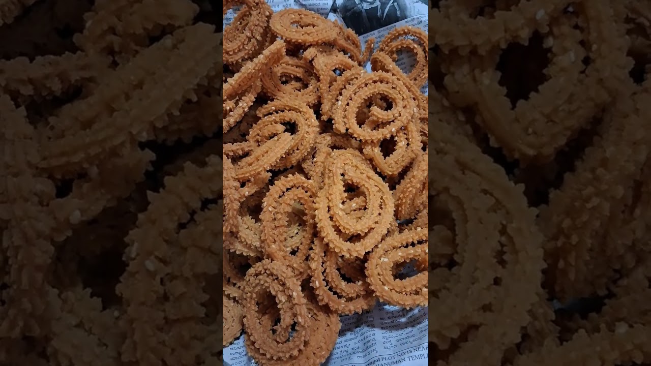 Tasty crispy instant Chakkali, Murukku and crispy tasty chiroti Recipe.