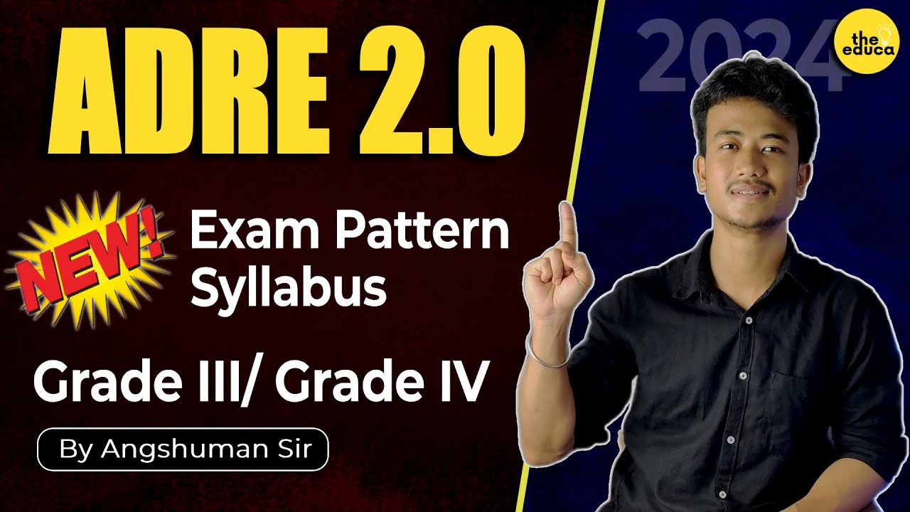 Assam Direct Recruitment Syllabus  2024 🔥 |Exam Pattern | Grade 3 & 4 | The Educa