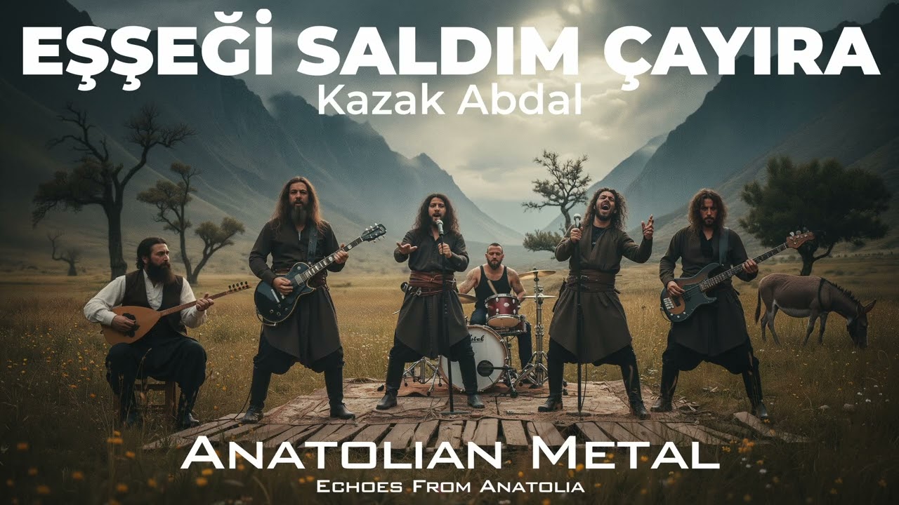 Kazak Abdal - Eşşeği Saldım &Ccedil;ayıra | Metal Cover | Anatolian Folk | AI Music