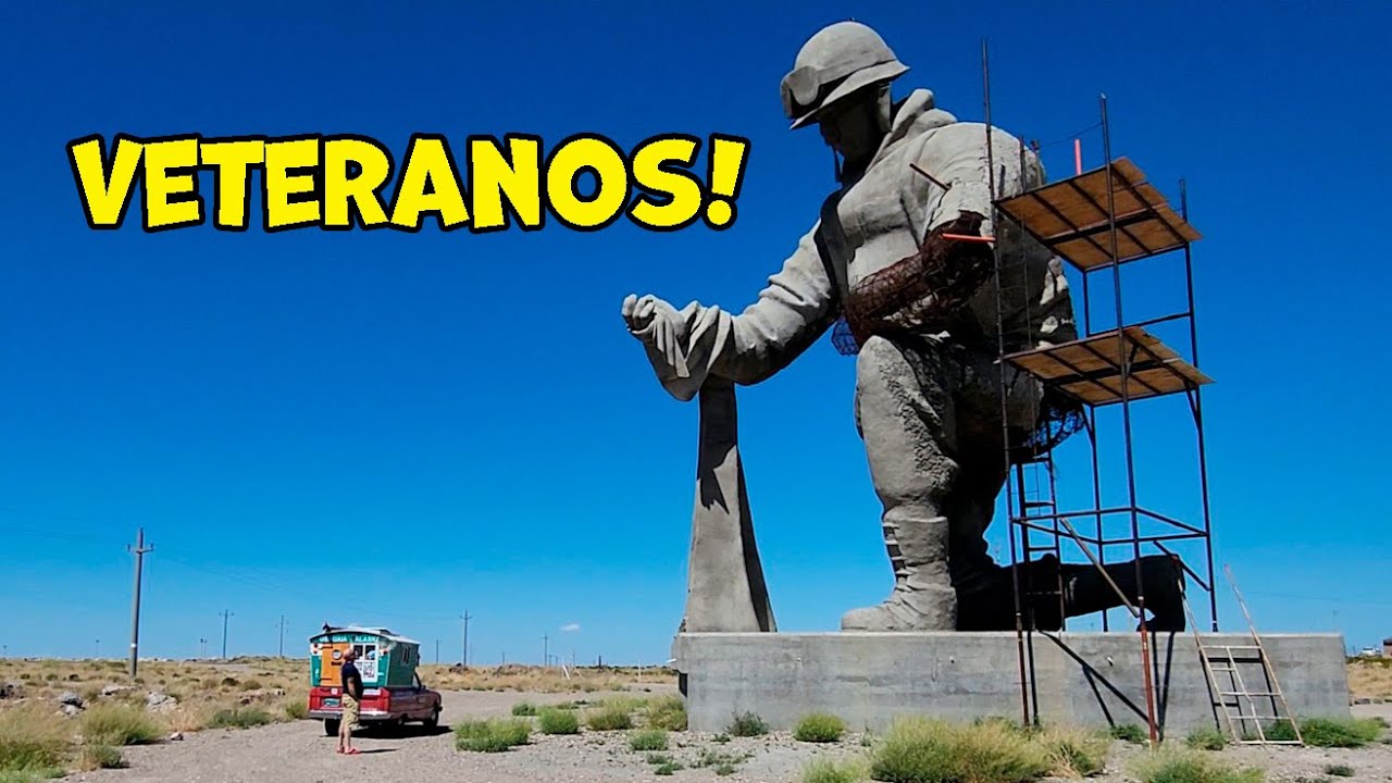 Ranchero 032 👉 El monumento a Veteranos de Malvinas... el más grande de Argentina? 🚀 #zapala #ruta40