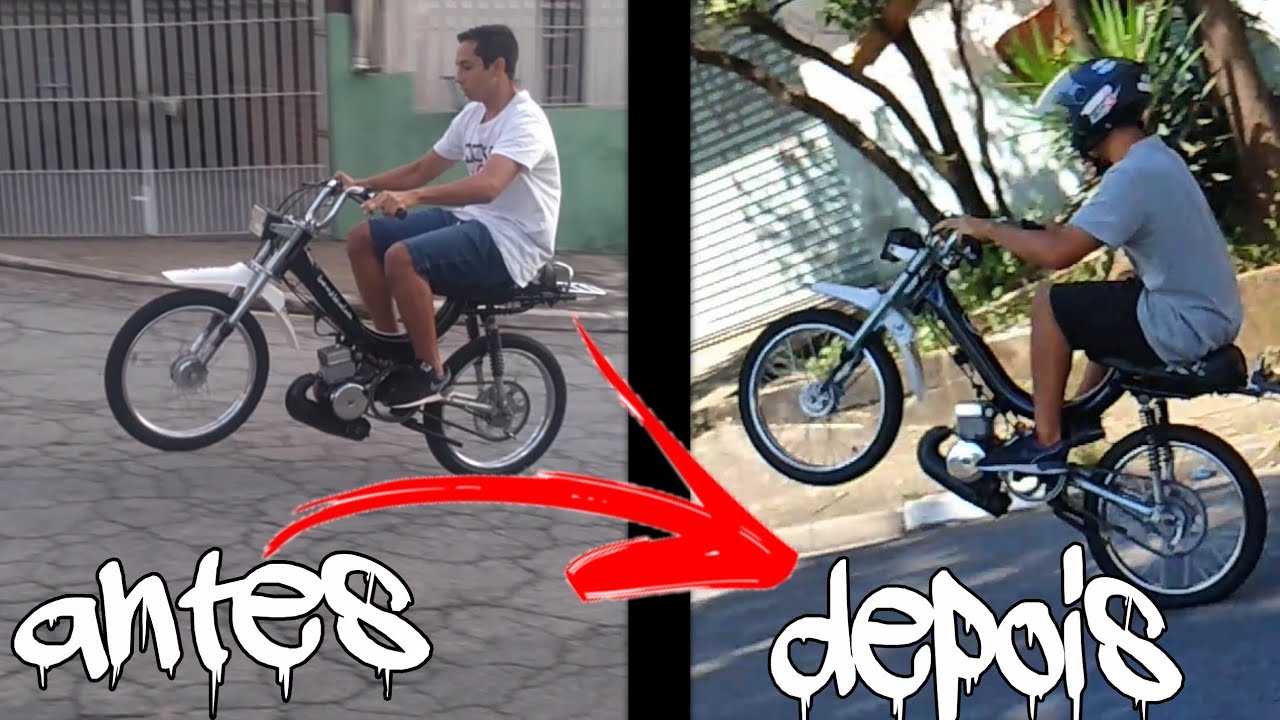 Minha evolu&ccedil;&atilde;o no grau de Mobilete