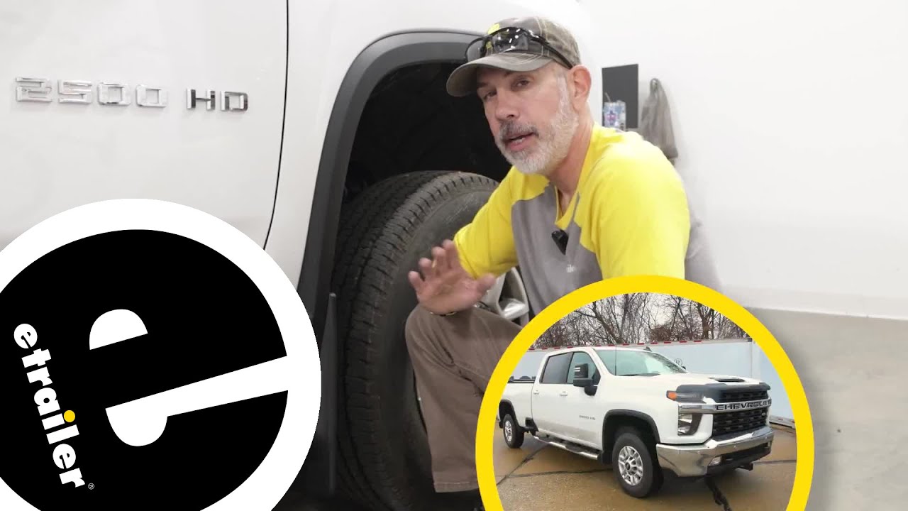 etrailer | Installing the WeatherTech Front Mud Flaps on a 2025 Chevrolet Silverado 2500