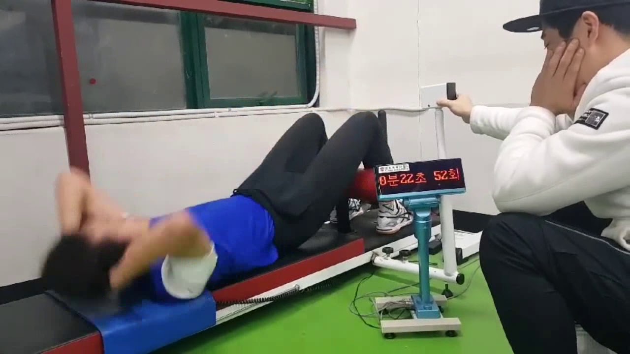 싯업공장 클라쓰 센서에서 1분에 77개? [대전패스체대입시]