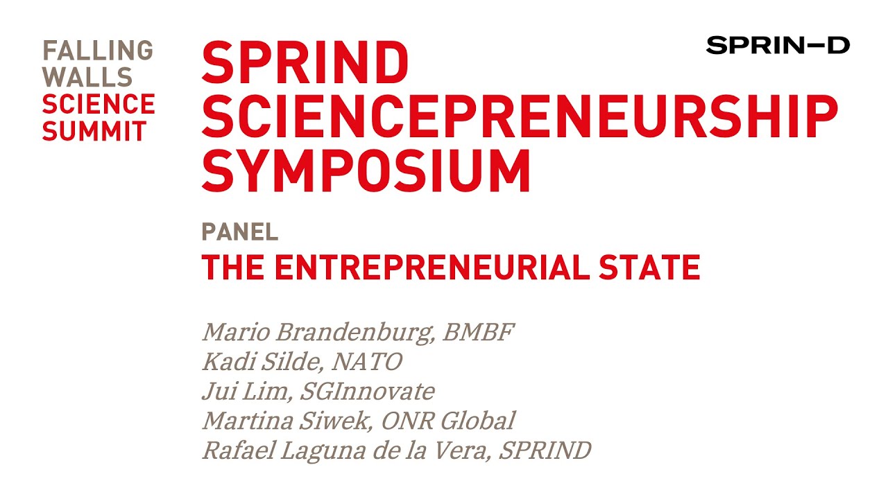 SPRIN-D Sciencepreneurship Symposium | Panel: The Entrepreneurial State
