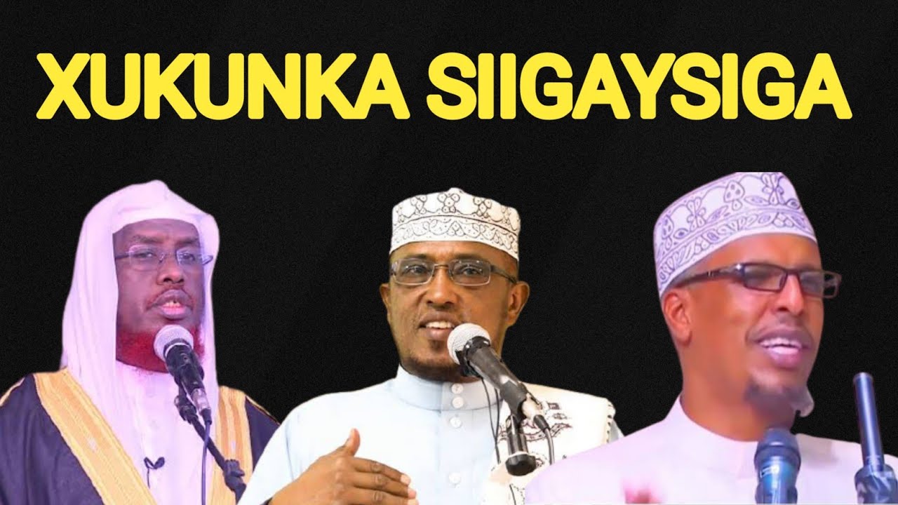 SIIGAYSIGA DIINTA MAXAY KA QABTAA || sh dirir, sh umal, iyo sh shibli.