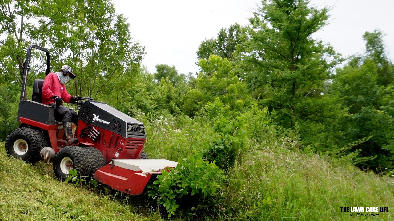 OVERGROWN Pond Bank is NO Match for this EXTREME Mower!  After the TRANSFORMATION, He INVITED Me...